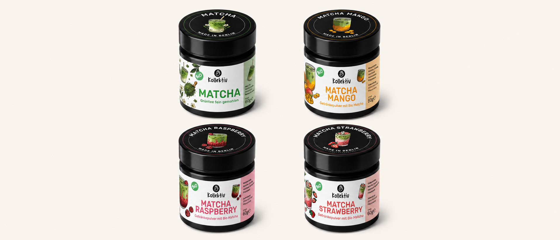 Kollektiv Matcha Sortiment